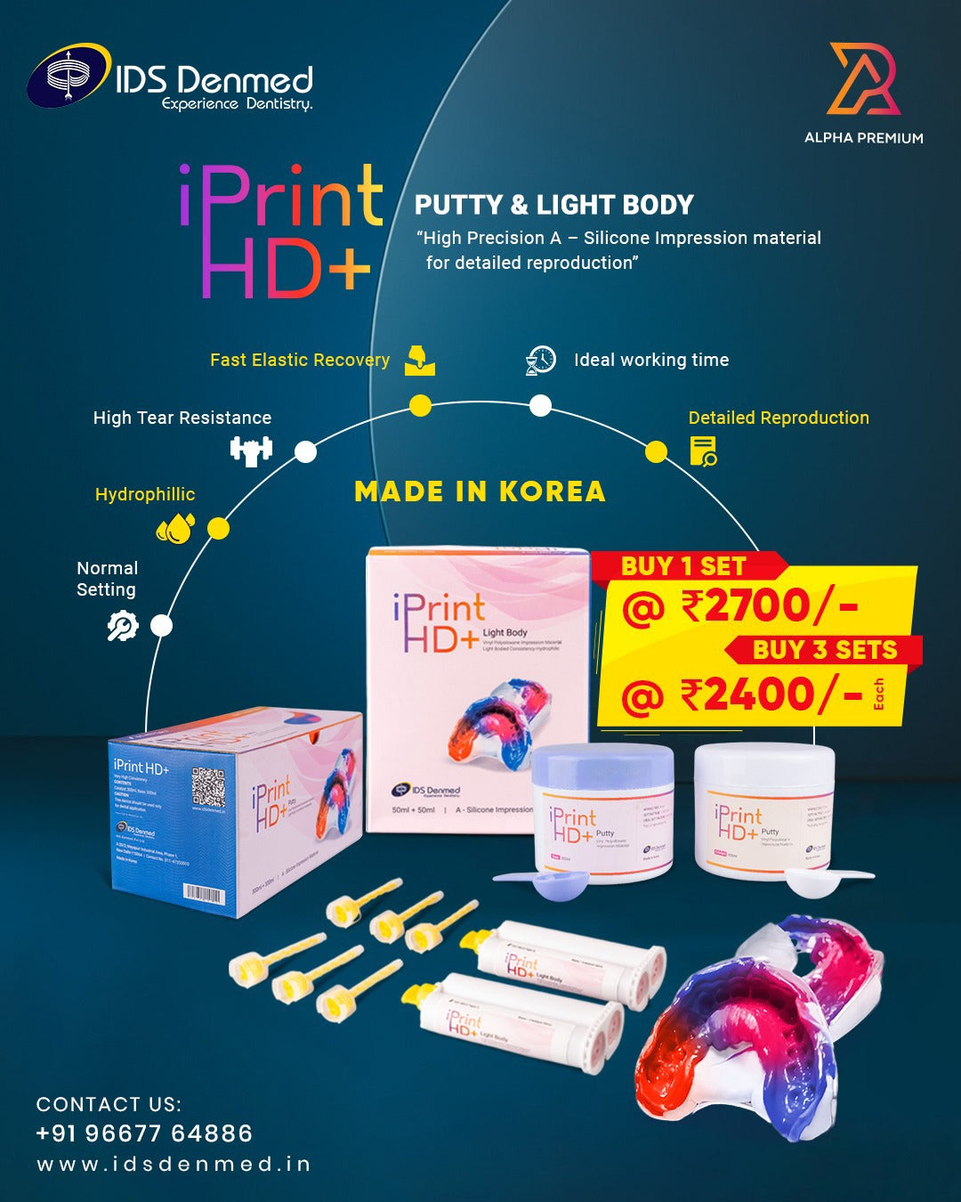 i Print HD+ Putty & Light Body
