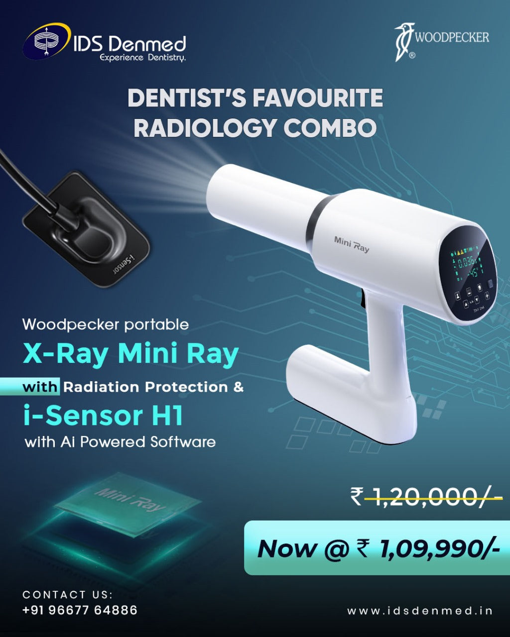 Mini Ray X-Ray & isensor H1 Combo