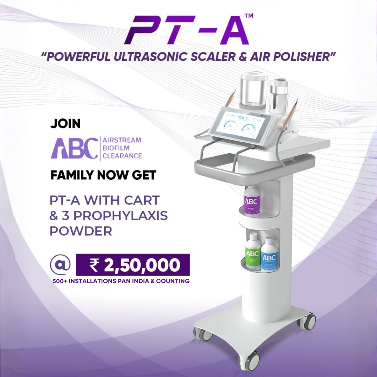 Woodpecker Ultrasonic Scalar & Air Polisher PT-A COMBO